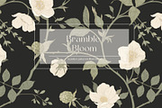 Bramble Bloom Seamless Pattern, a Pattern Graphic by MouseGrey (Thumbnail 1 of 17)
