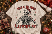 Retro Skeleton Christmas Png Bundle, an Object Graphic by Daisy Design (Thumbnail 22 of 22)