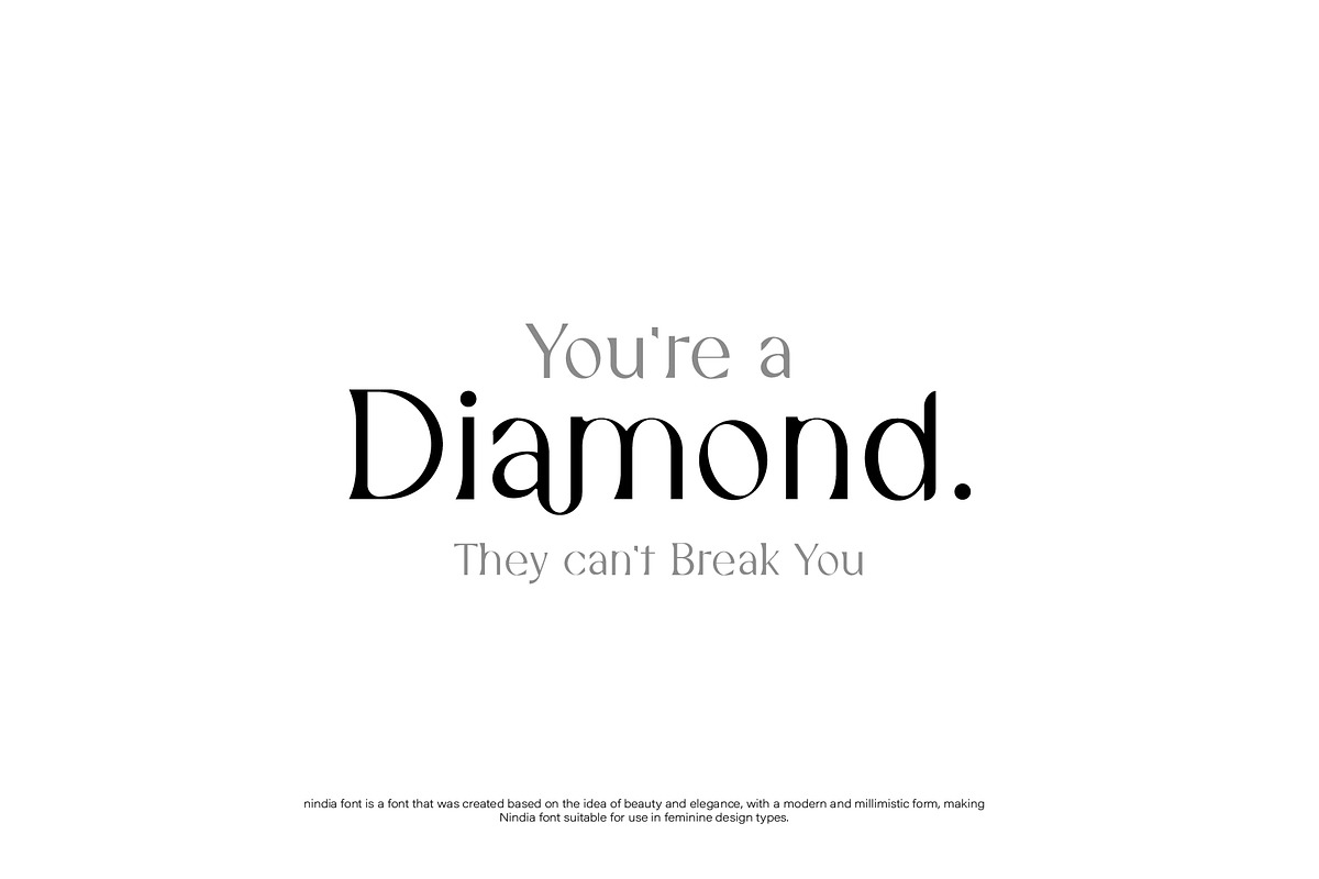 Nindia Font, a Serif Font by Phoenix Dungeon (Photo 2 of 9)