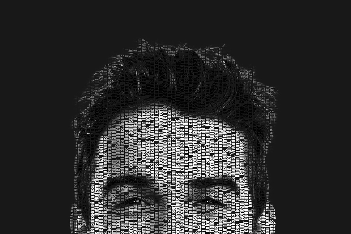 Portrait Editable Text Photo Effect, an Action Add-On by Photoshop Action (Photo 8 of 15)