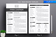 Resume/CV Template, a Resume Template by A1RESUME (Thumbnail 4 of 7)
