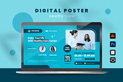 Healthy Care Digital Poster, a Templates & Theme by MikroType Std (Thumbnail 1 of 4)