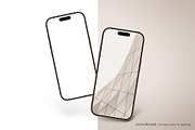 iPhone Pro Max Mockup - 9 Scenes, an iPhone Mockup by Limitless Design (Thumbnail 3 of 11)