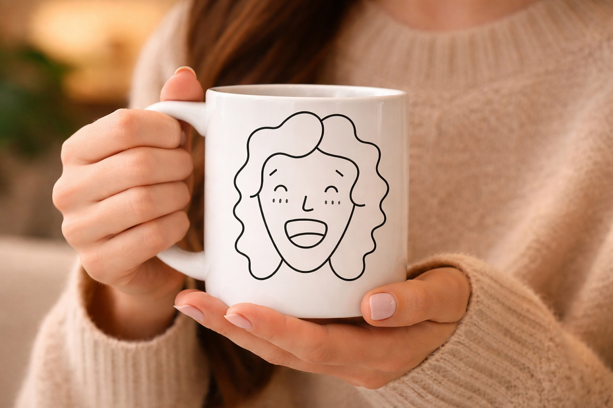 Hand Drawn Women Faces, a Person Illustration by Palau (Photo 3 of 8)