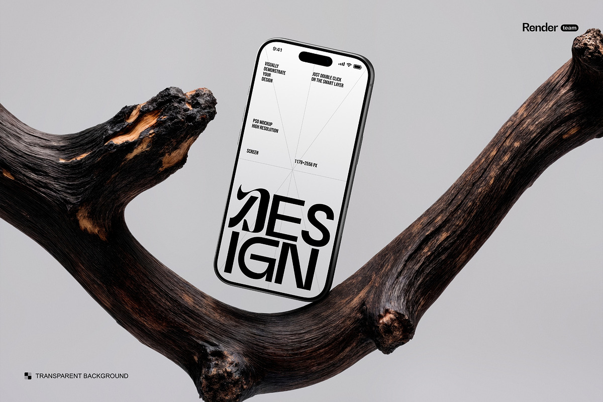 iPhone 17 Pro Scene Mockup, an iPhone Mockup by Renderteam (Photo 6 of 8)