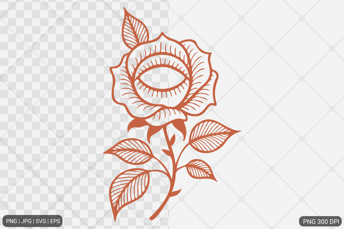 Rose Hand Drawn illustrations Set, an Illustration by Actual Pixel (Photo 4 of 6)