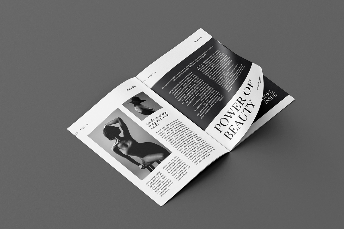 Fashion Magazine Layout, a Magazine Template by Seeing-art (Photo 8 of 11)