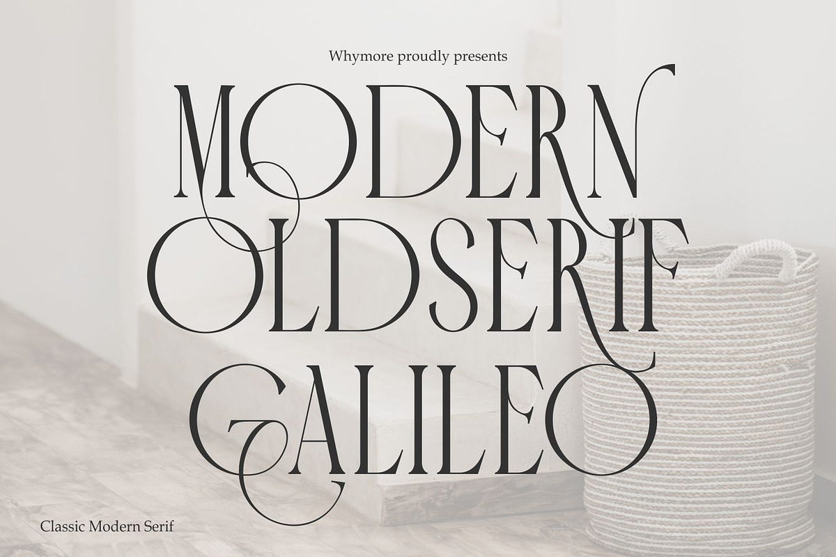 Galileo Sleek Classic serif Font, a Serif Font by WhymoreArt (Photo 1 of 11)