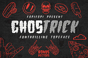 Sale ! 50% off GHOSTRICK + Bonus, a Font by fopifopi (Thumbnail 1 of 6)