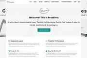 Prossimo - Creative WordPress Theme, a WordPress Template by VMThemes (Thumbnail 1 of 4)