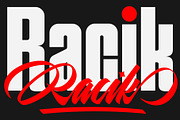 Racik | Font Duo, a Script Font by Lemonthe (Thumbnail 1 of 9)