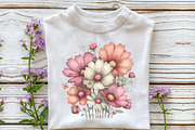 Whimsical Spring Wildflower Clipart, an Illustration by OK Design (Thumbnail 6 of 6)