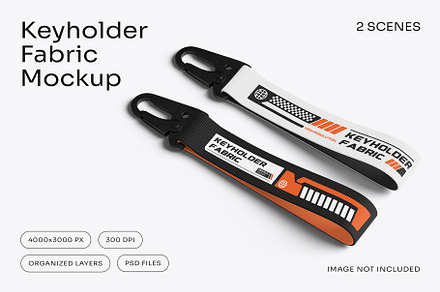 Keychain Mockup, a Merchandise Mockup by skybluecreative