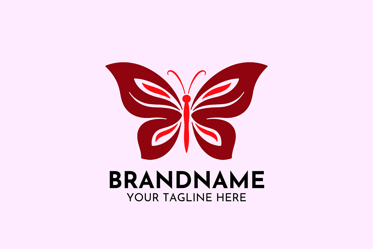 Butterfly Logo Design Nature Icon, a Branding & Logo Template by Megafox Studio (Photo 2 of 2)