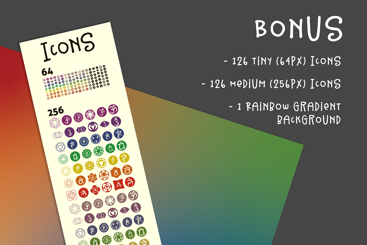 192+ Chakra Symbols with BONUS Icons preview 4