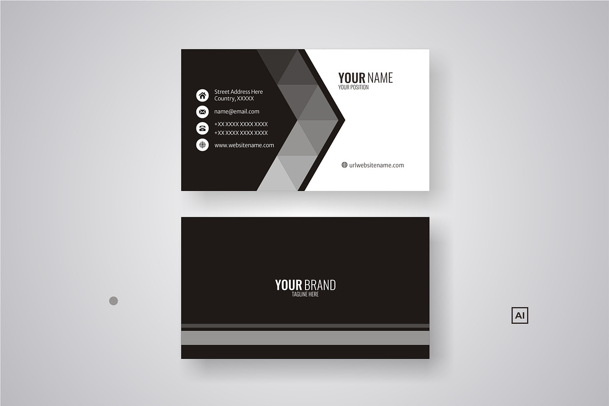 Luxury Business Cards, a Business Card Template by suhadidesign (Photo 5 of 6)