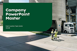 Industrial PowerPoint Template, a Templates & Theme by Iconography - Pitch Deck