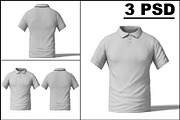Polo T-Shirt Mockup, a Shirt Mockup by mockupbuys (Thumbnail 2 of 8)