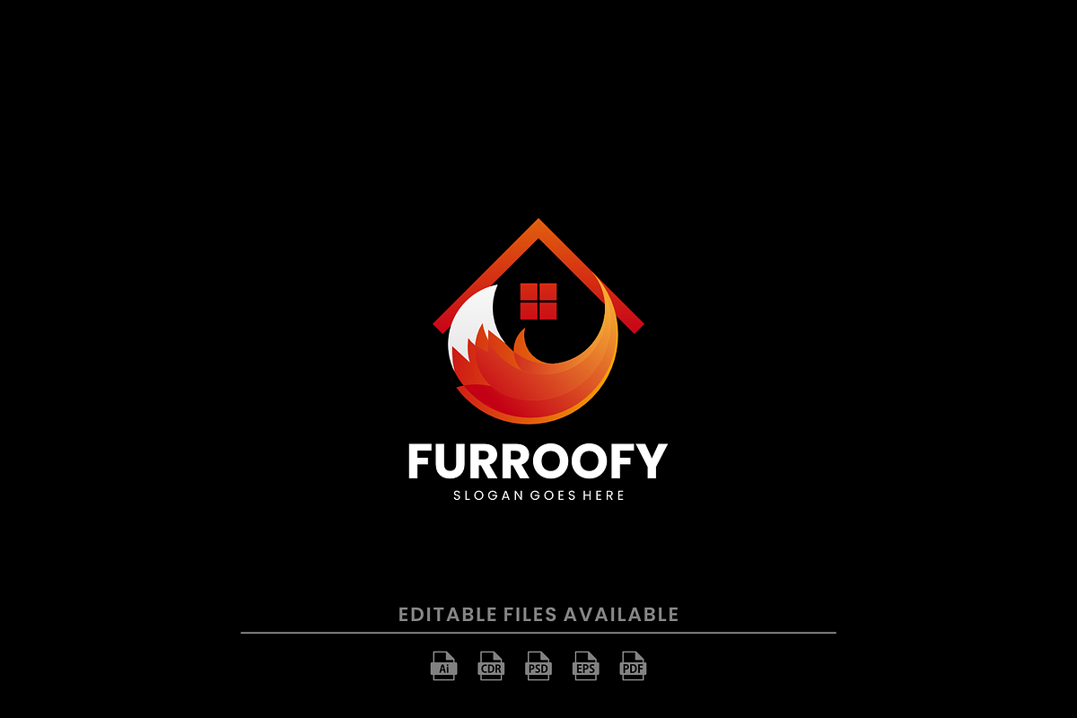 Gradient Modern Tail Fox Logo Design, a Branding & Logo Template by Artnivora.Std