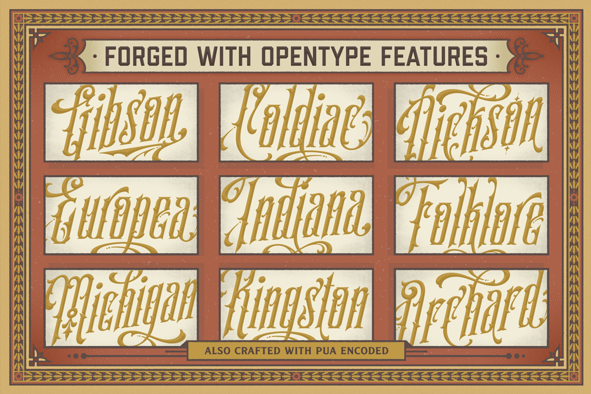 S&S Amberosa, a Font by Spencer & Sons Co. (Photo 6 of 9)