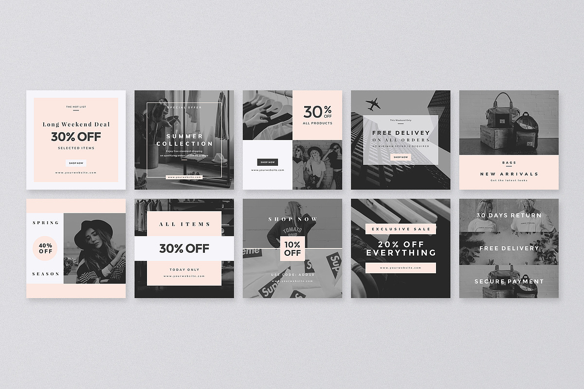 NEIRA - 30 Instagram Template, a Social Media Template by LunarPixel (Photo 5 of 6)