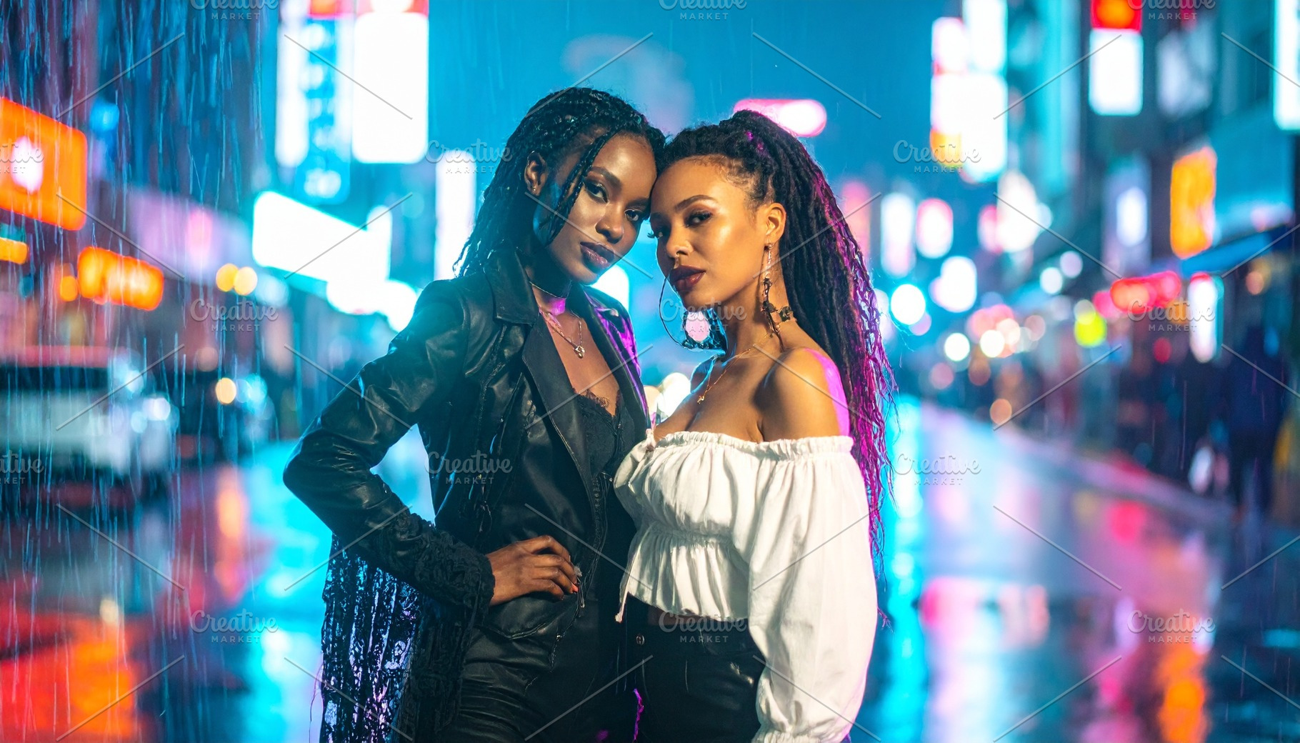 beautiful young goth women AI generated, a Photo by WorldOfPhotos