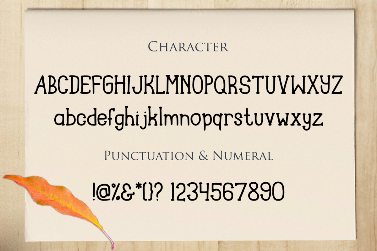 Sky Night Font preview 2