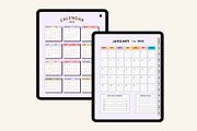 2025 Digital Reading Planner Canva, a Stationery Template by Designmela01 (Thumbnail 4 of 8)