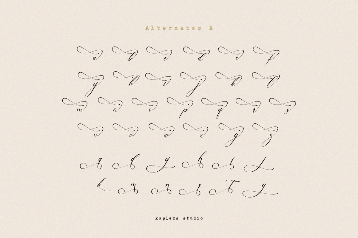 Amsterline - Modern Calligraphy Font, a Script Font by Koplexs Studio (Photo 8 of 13)