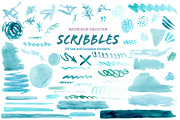 Watercolor Scribble and Doodles, a Graphic by Corner Croft (Thumbnail 8 of 12)