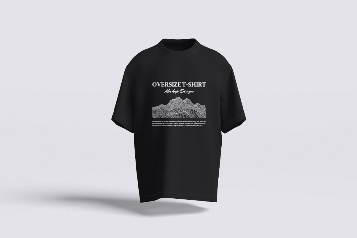 Oversize T-Shirt Mockup Bundle Set, a Shirt Mockup by Rielismee (Photo 2 of 5)