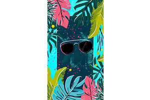 Vibrant tropical vibes with, an Illustration by Lermont51