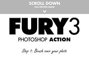 Fury 3 Photoshop Action preview 2