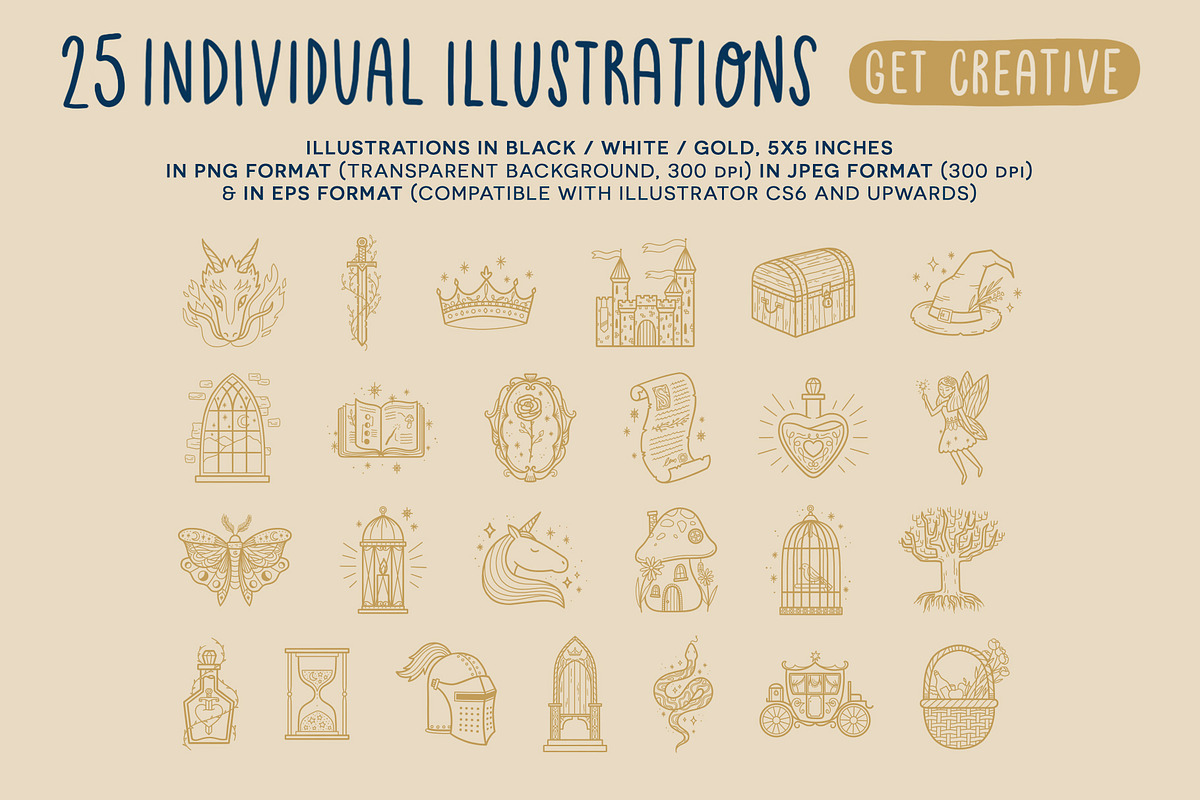 Fairytales & Legends - Vector, an Object Illustration by Carole Chevalier (Photo 6 of 7)