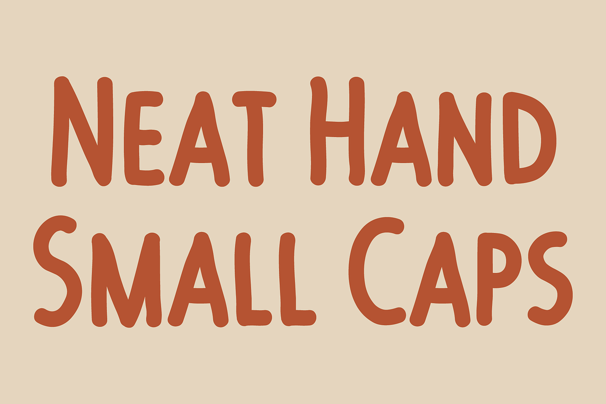 Neat Hand - Hand Lettered Fonts, a Script Font by GG Design (Photo 3 of 11)