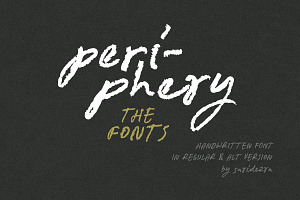 Periphery - Rough Handwritten Font