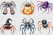 Halloween Clipart Spider Clipart PNG, an Illustration by Black Bird Studio (Thumbnail 3 of 6)