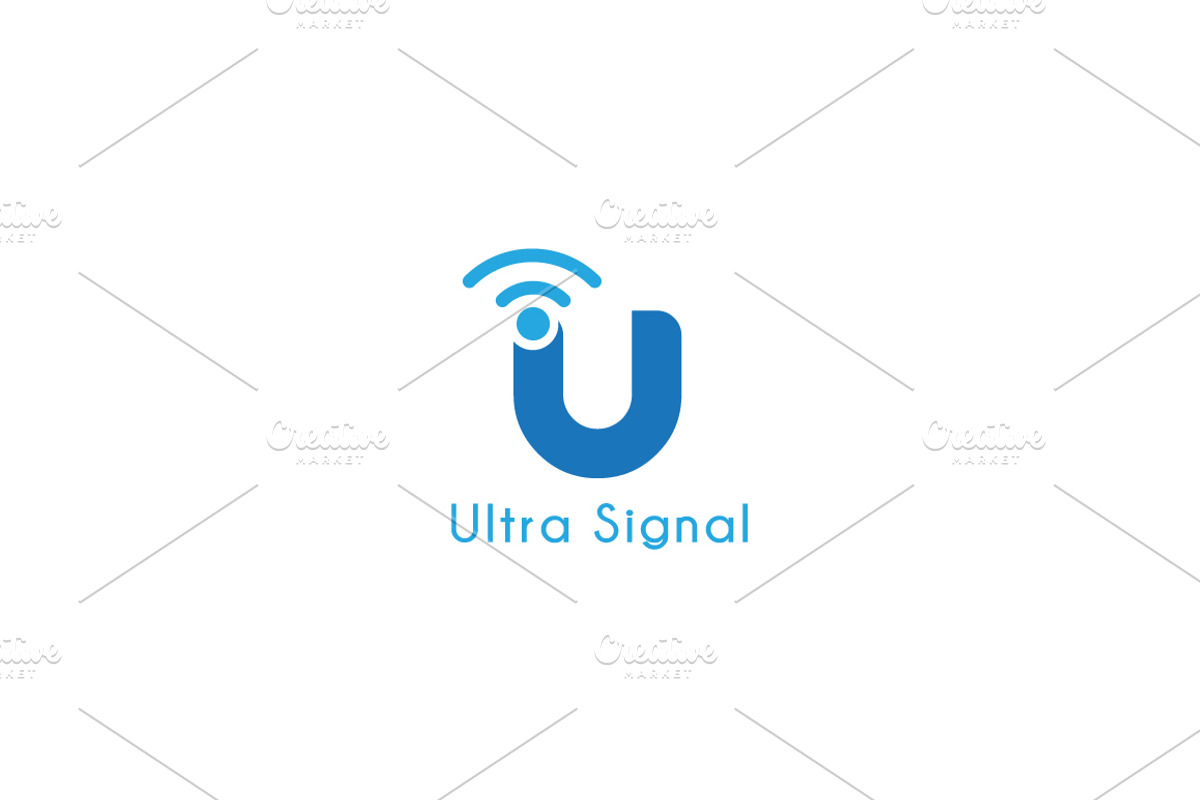 Ultra Signal - Letter U Logo, a Branding & Logo Template by Sahade Studio (Photo 1 of 4)
