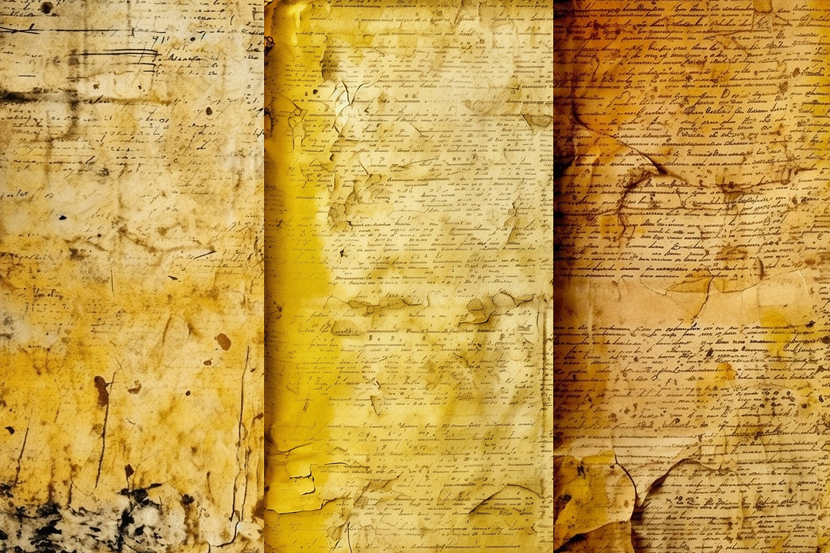 Distressed Writing Digital Papers, a Background Graphic by BonaDesigns (Photo 2 of 5)