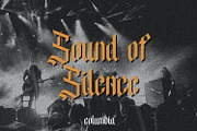 Denibas Sunset - Blackletter Font, a Blackletter Font by StringLabs (Thumbnail 9 of 11)