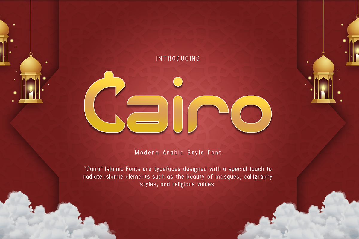 Cairo – A Modern Arabic Style Font, a Handwritten Font by overlaytemplates (Photo 1 of 5)