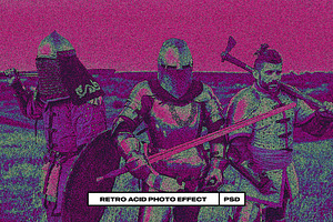 Retro Acid Photo Effect