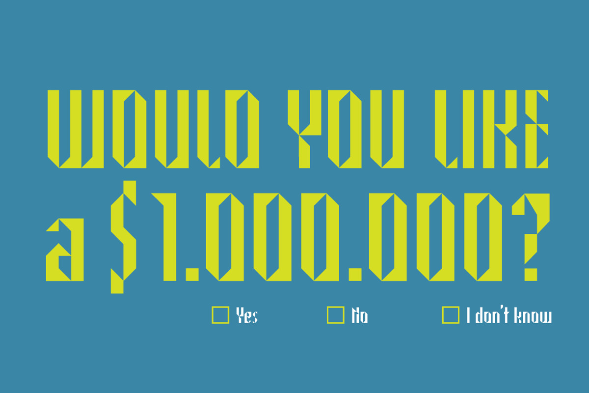 North Star sans serif typeface preview 8