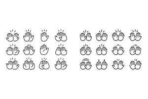 Various hand gestures illustrating, an Object Illustration by ZinetroN