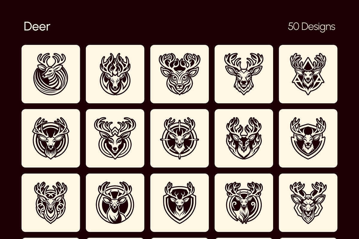 1500 Animal Logos, a Solid Icon by Creative Stall (Photo 17 of 37)