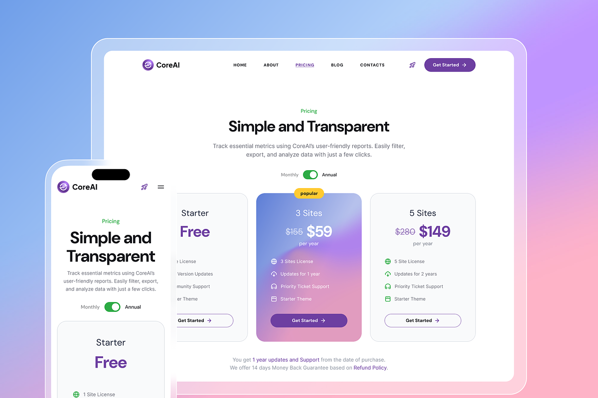CoreAI: The SaaS Framer Template preview 4