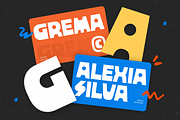 Vamor Display Creative Branding Font, a Sans Serif Font by Sensatype (Thumbnail 5 of 12)