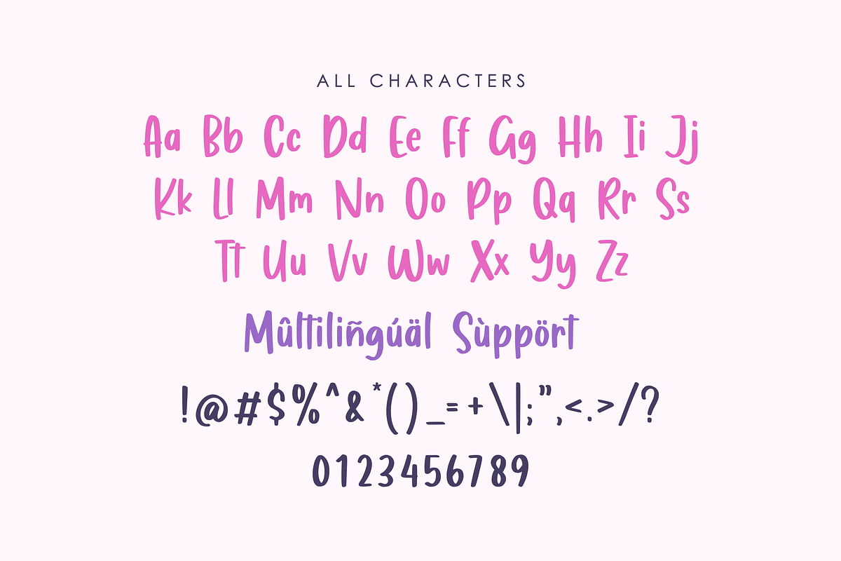 Magic Wishful A Cute Handwritten, a Font by Allouse Studio (Photo 8 of 9)