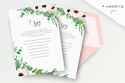 Wedding suite - Lovely Anemone, a Card Template by Alewiena (Thumbnail 8 of 9)