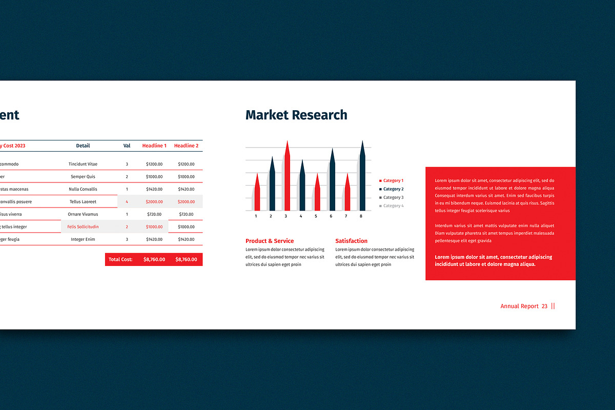 Annual Report | Canva, Indesign, a Brochure Template by ArtisticLand (Photo 7 of 11)